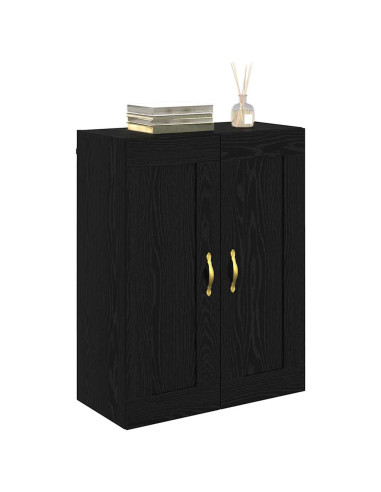 Pensile Rovere Nero 69,5 x 34 x 90 cm Legno multistrato