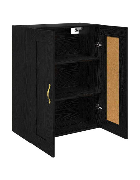 Pensile Rovere Nero 69,5 x 34 x 90 cm Legno multistrato