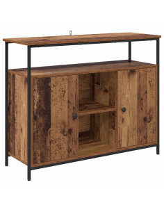 Credenza Legno vecchio 100 x 35 x 80 cm Legno multistrato 2