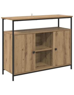 Credenza Rovere artigianale 100 x 35 x 80 cm Legno multistrato 2