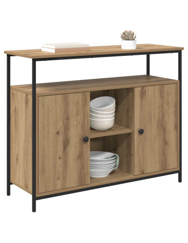 Credenza Rovere artigianale 100 x 35 x 80 cm Legno multistrato