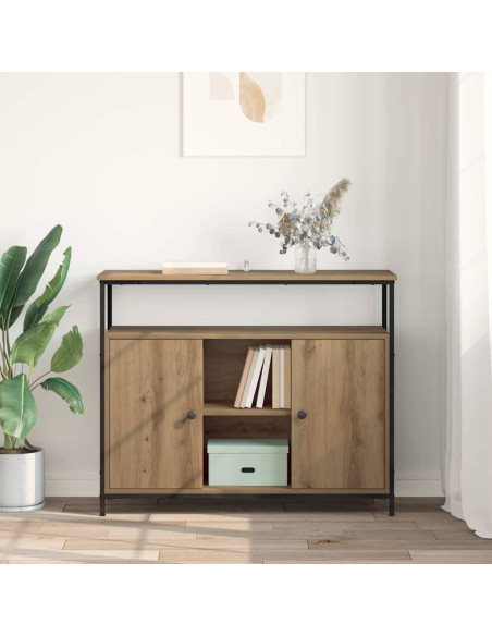 Credenza Rovere artigianale 100 x 35 x 80 cm Legno multistrato