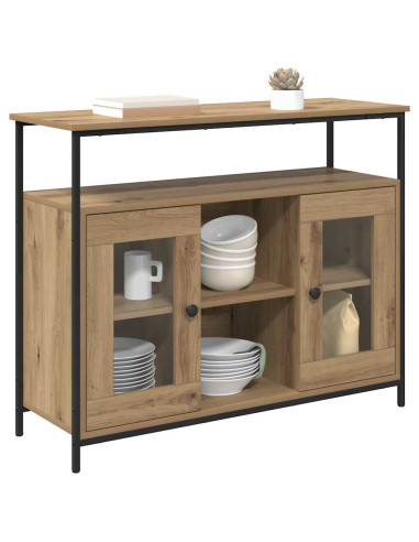 Credenza Rovere artigianale 100 x 35 x 80 cm Legno multistrato