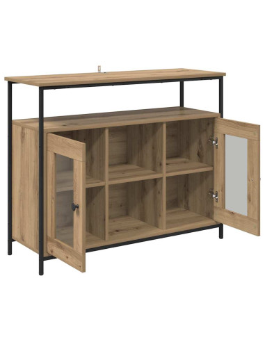 Credenza Rovere artigianale 100 x 35 x 80 cm Legno multistrato
