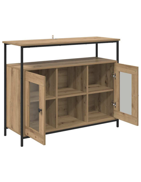 Credenza Rovere artigianale 100 x 35 x 80 cm Legno multistrato