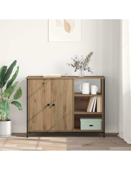 Credenza Rovere artigianale 100 x 33 x 75 cm Legno multistrato