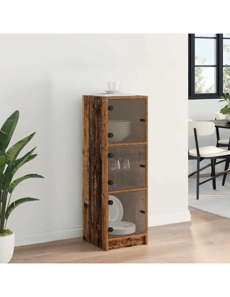 Credenza Legno vecchio 35 x 37 x 109 cm Legno multistrato