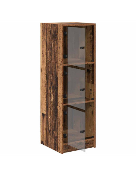 Credenza Legno vecchio 35 x 37 x 109 cm Legno multistrato