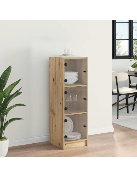 Credenza Rovere artigianale 35 x 37 x 109 cm Legno multistrato