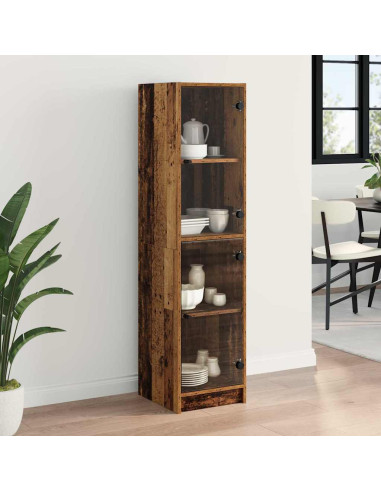 Credenza Legno vecchio 35 x 37 x 142 cm Legno multistrato