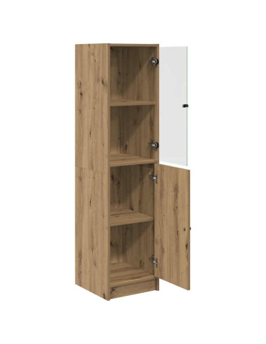 Credenza Rovere artigianale 35 x 37 x 142 cm Legno multistrato