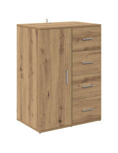 Credenza Rovere artigianale 59 x 39 x 80 cm Legno multistrato 2