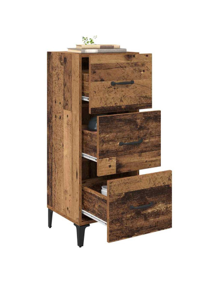 Credenza Legno vecchio 34,5 x 34 x 90 cm Legno multistrato