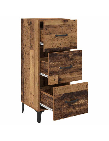 Credenza Legno vecchio 34,5 x 34 x 90 cm Legno multistrato