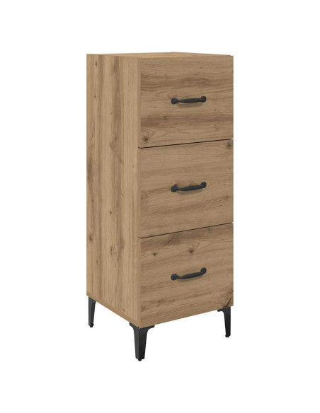 Credenza Rovere artigianale 34,5 x 34 x 90 cm Legno multistrato