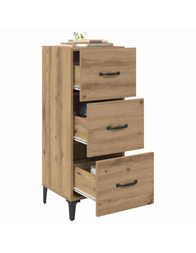 Credenza Rovere artigianale 34,5 x 34 x 90 cm Legno multistrato