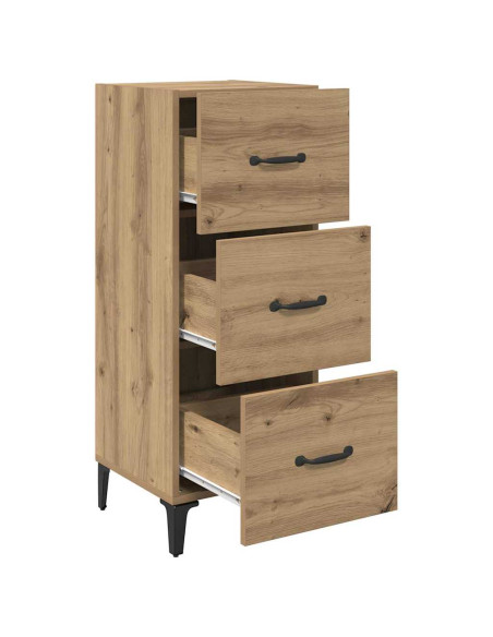 Credenza Rovere artigianale 34,5 x 34 x 90 cm Legno multistrato