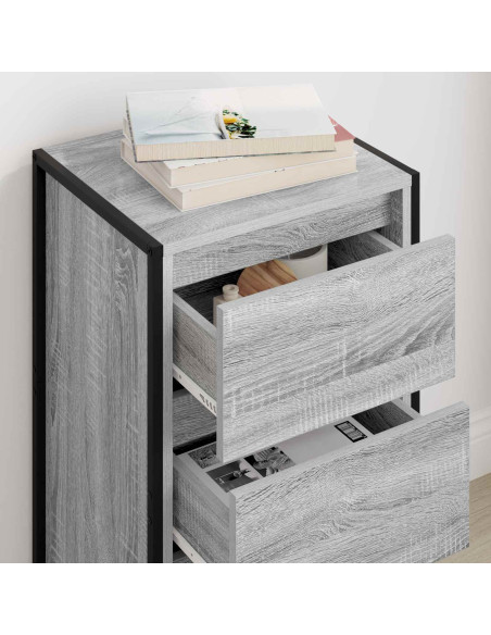 Credenza Grigio Sonoma 42 x 36 x 75.5 cm Legno multistrato