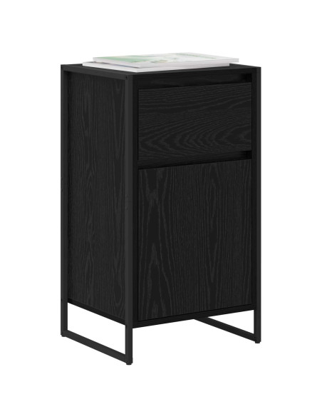 Credenza Rovere Nero 81 x 36 x 150.5 cm Legno multistrato