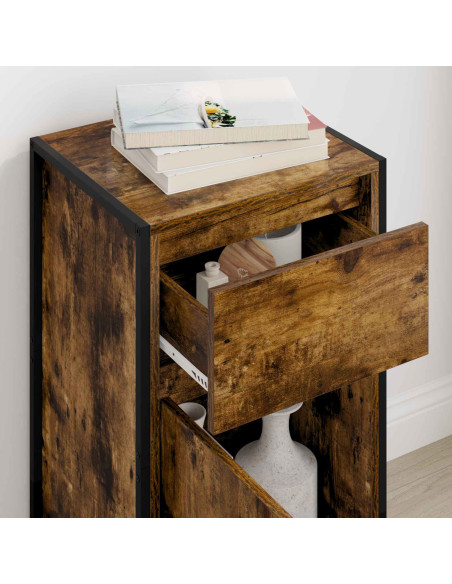 Credenza Quercia Fumosa 81 x 36 x 150.5 cm Legno multistrato