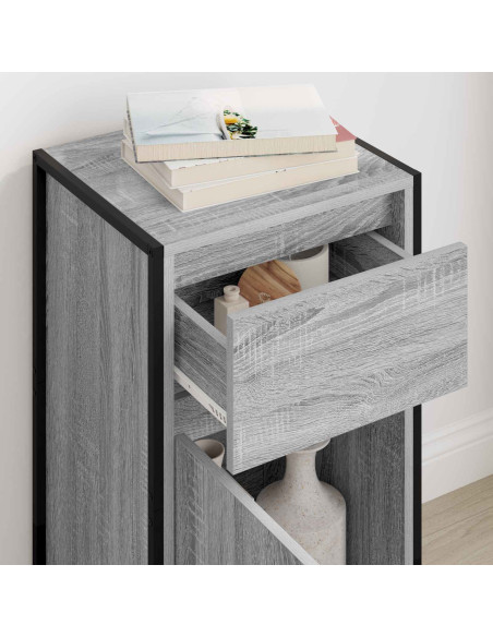 Credenza Grigio Sonoma 81 x 36 x 150.5 cm Legno multistrato