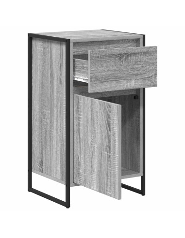 Credenza Grigio Sonoma 81 x 36 x 150.5 cm Legno multistrato