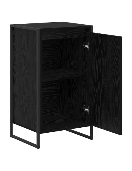 Credenza Rovere Nero 43 x 36 x 75,5 cm Legno multistrato