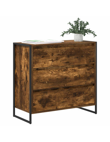 Credenza Quercia Fumosa 79 x 36 x 75.5 cm Legno multistrato