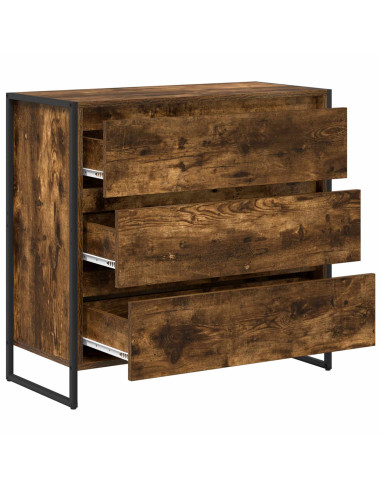 Credenza Quercia Fumosa 79 x 36 x 75.5 cm Legno multistrato