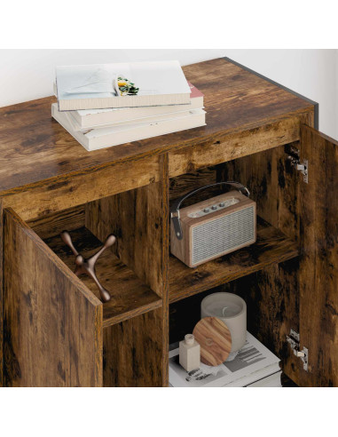 Mobile laterale Quercia Fumosa 79 x 36 x 75 cm