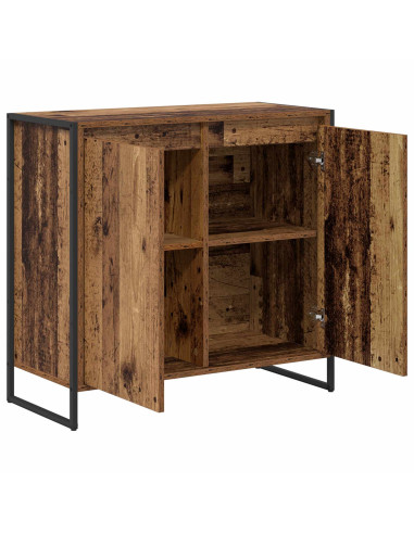 Mobile laterale Legno vecchio 79 x 36 x 75 cm Legno multistrato
