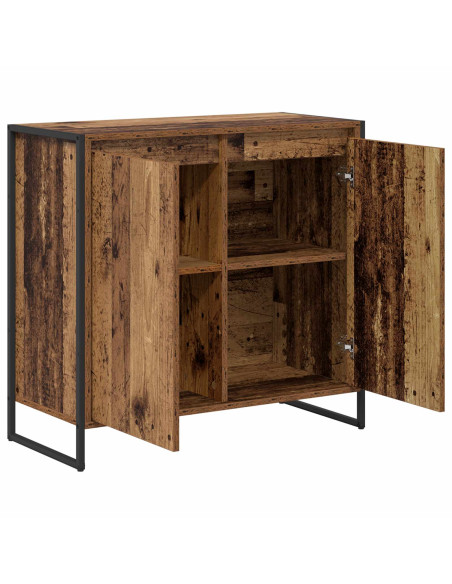 Mobile laterale Legno vecchio 79 x 36 x 75 cm Legno multistrato