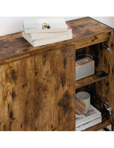 Mobile laterale Quercia Fumosa 96,5 x 30 x 75 cm