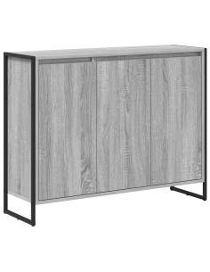 Mobile laterale Grigio Sonoma 96,5 x 30 x 75 cm 2