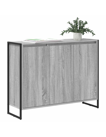 Mobile laterale Grigio Sonoma 96,5 x 30 x 75 cm