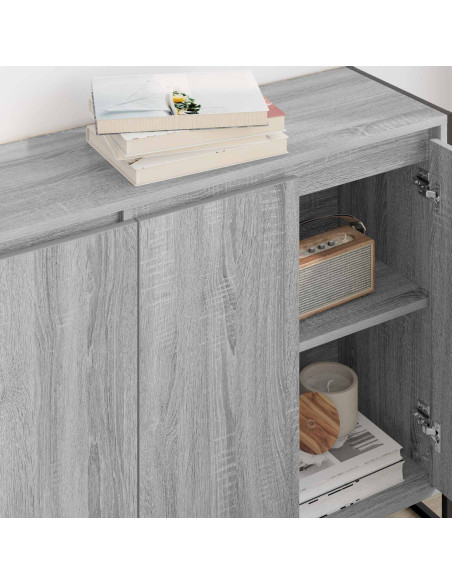 Mobile laterale Grigio Sonoma 96,5 x 30 x 75 cm