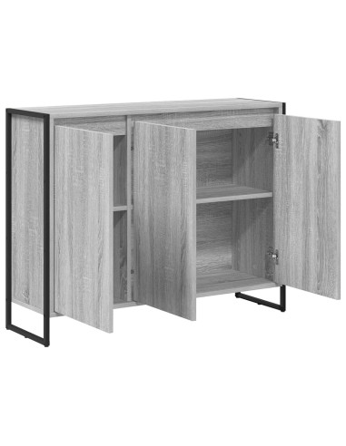 Mobile laterale Grigio Sonoma 96,5 x 30 x 75 cm