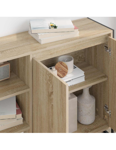 Mobile laterale Sonoma 96.5 x 30 x 75 cm Legno multistrato