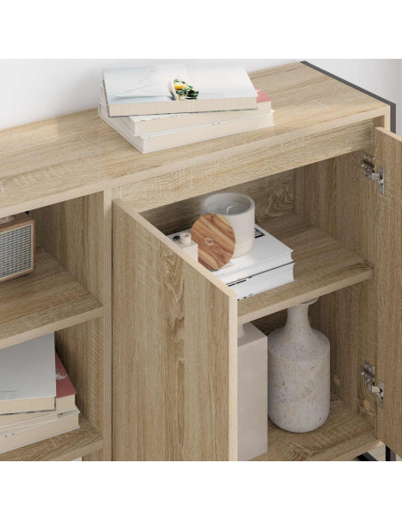 Mobile laterale Sonoma 96.5 x 30 x 75 cm Legno multistrato