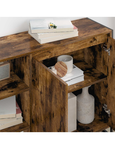 Mobile laterale Quercia Fumosa 96.5 x 30 x 75 cm