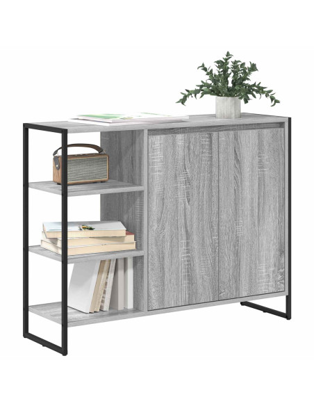 Mobile laterale Grigio Sonoma 96.5 x 30 x 75 cm