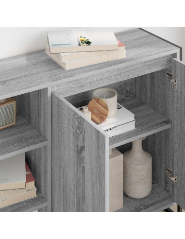 Mobile laterale Grigio Sonoma 96.5 x 30 x 75 cm