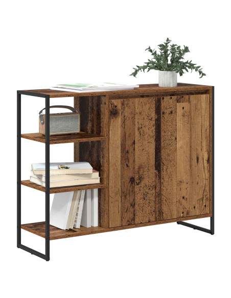 Mobile laterale Legno vecchio 96.5 x 30 x 75 cm