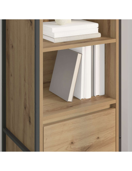 Armadio per Libri Rovere Artigianale 43 x 36 x 150.5 cm