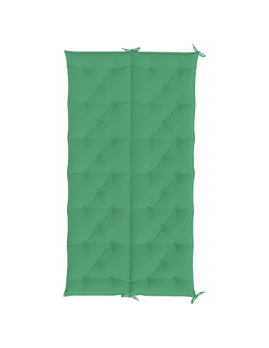 Cuscini per Panca 2 pz Verdi 200x50x7 cm in Tessuto Oxford