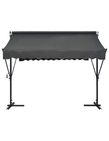 Tenda Parasole con Piedistallo 300x300 cm Antracite