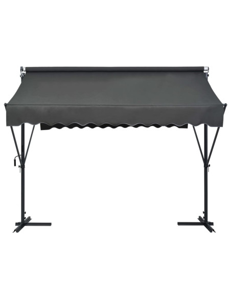 Tenda Parasole con Piedistallo 300x300 cm Antracite