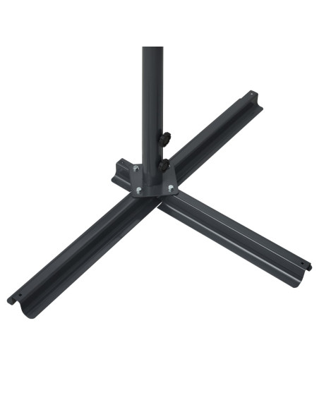 Tenda Parasole con Piedistallo 300x300 cm Antracite