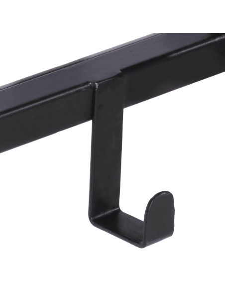 Appendiabiti 87x10x27 cm in Legno Massello Grezzo di Mango