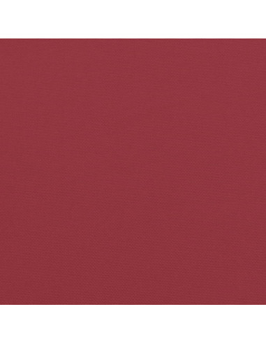 Cuscino Rotondo Rosso Vino Ø 100x11 cm in Tessuto Oxford